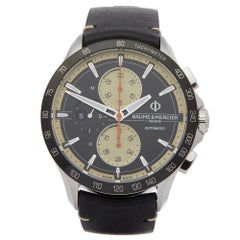 Baume & Mercier Clifton Club M0A10434 Men's Stainless Steel Chronograph Watch