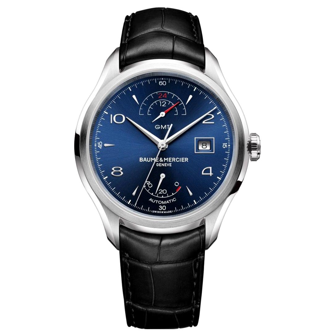 Baume & Mercier Clifton GMT Automatic Blue Dial Men's Watch MOA10316