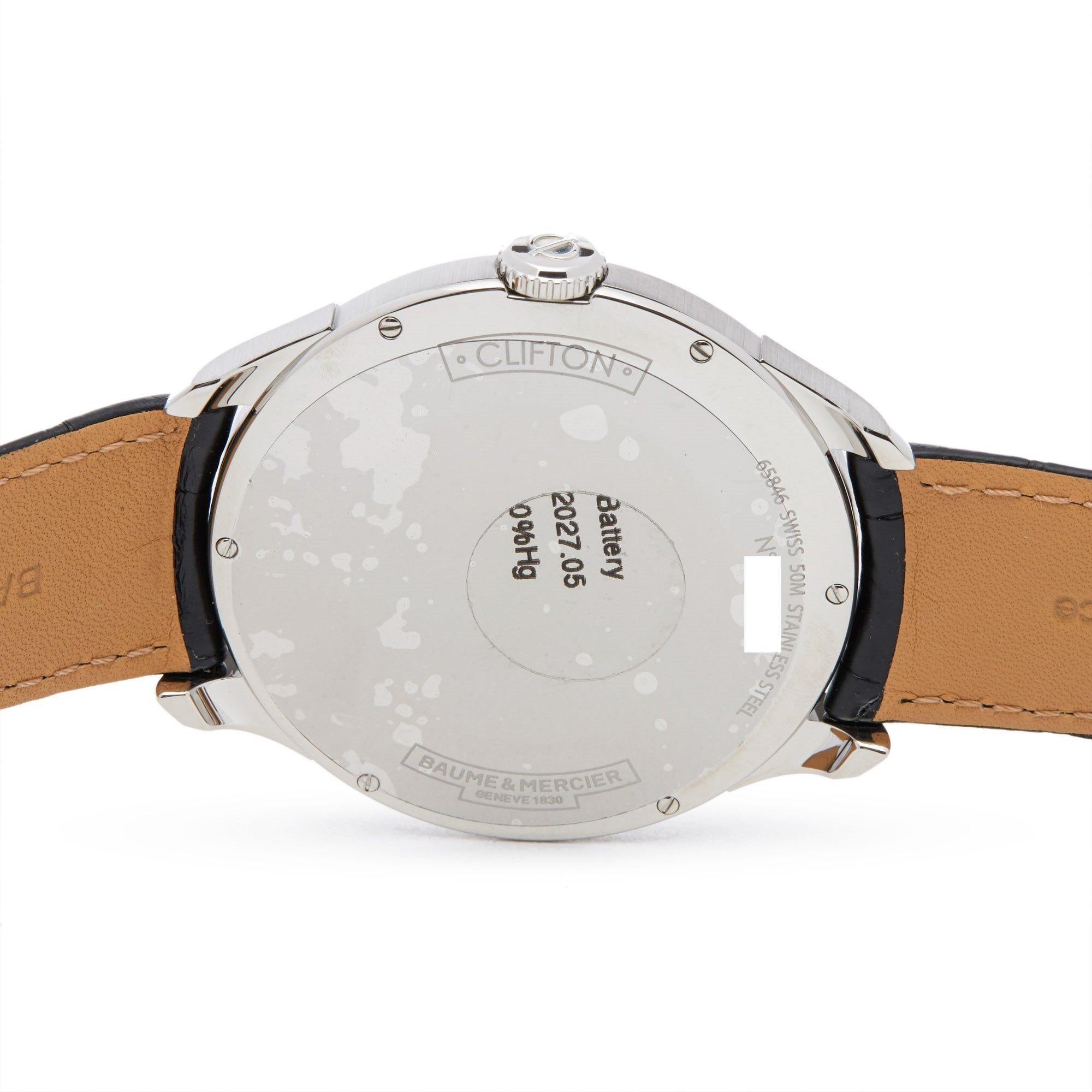 Baume & Mercier Clifton M0A10419 Men's Stainless Steel Watch 1