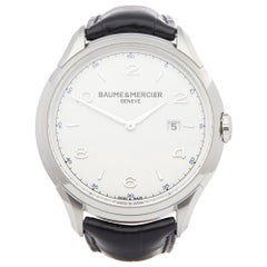 Used Baume & Mercier Clifton M0A10419 Men's Stainless Steel Watch
