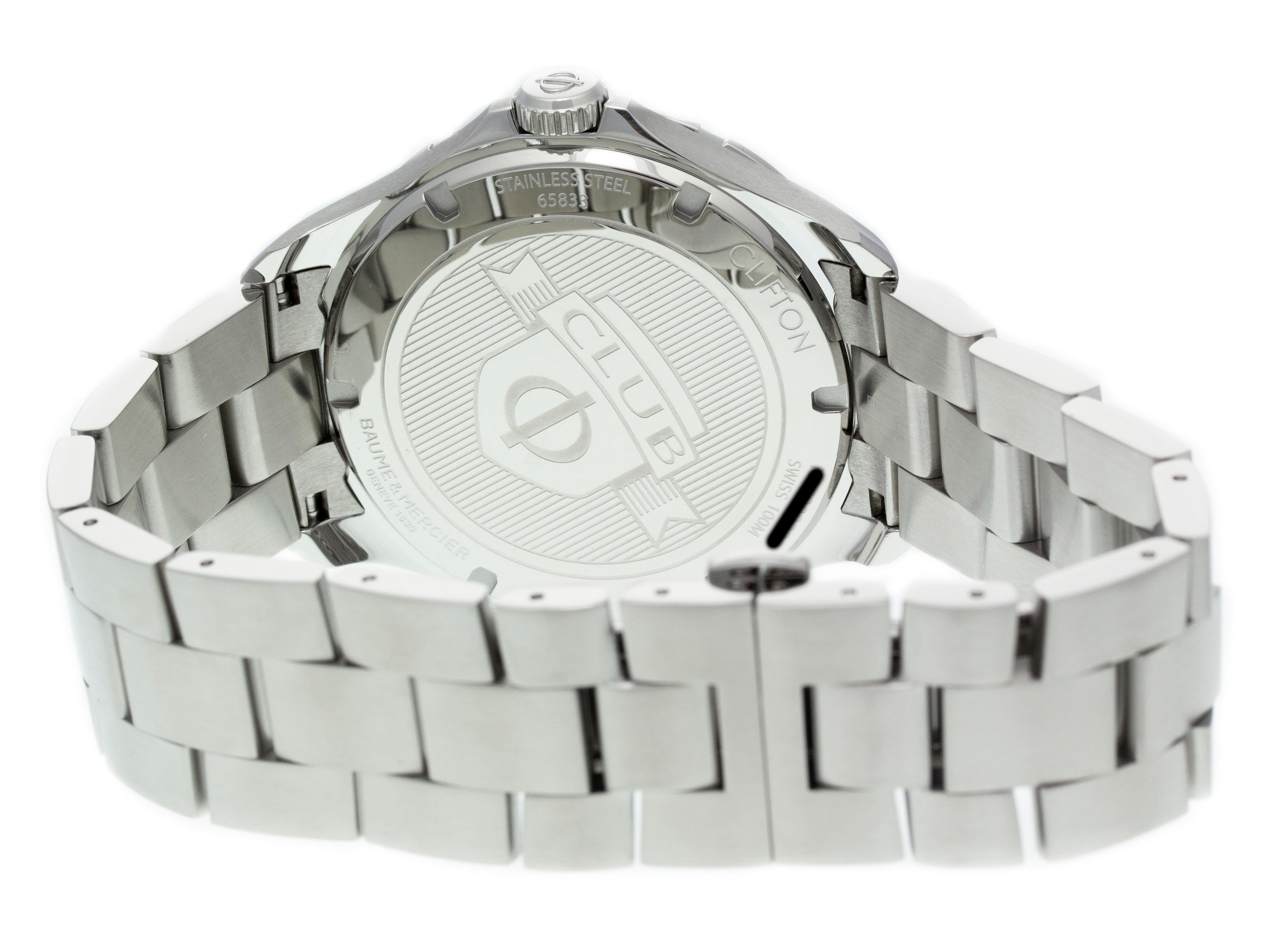 Baume and Mercier Clifton MOA10378 at 1stDibs