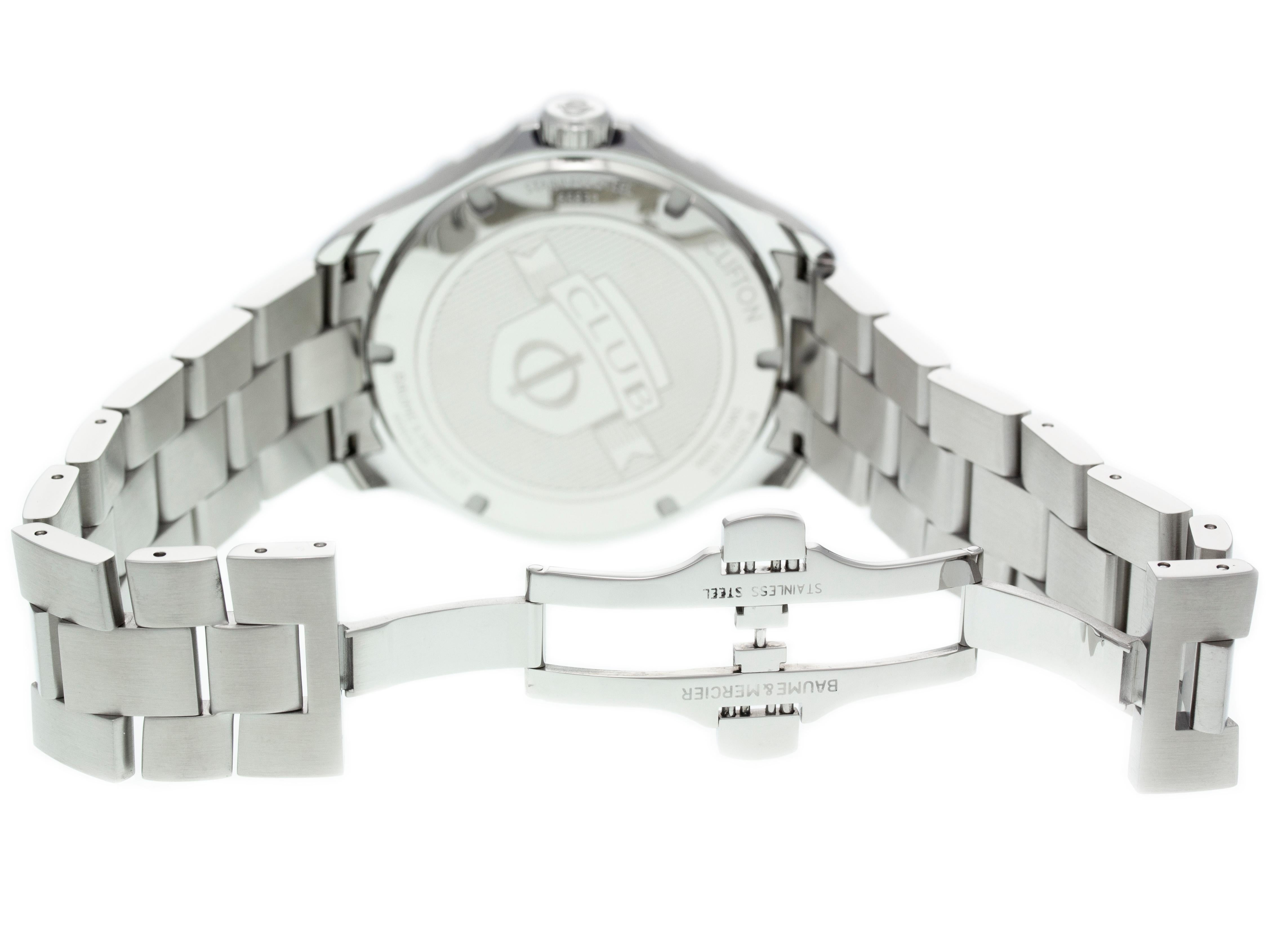 Baume and Mercier Clifton MOA10378 at 1stDibs