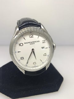 Baume & Mercier Clifton Stainless Steel Leather Band Men's Watch M0A10419