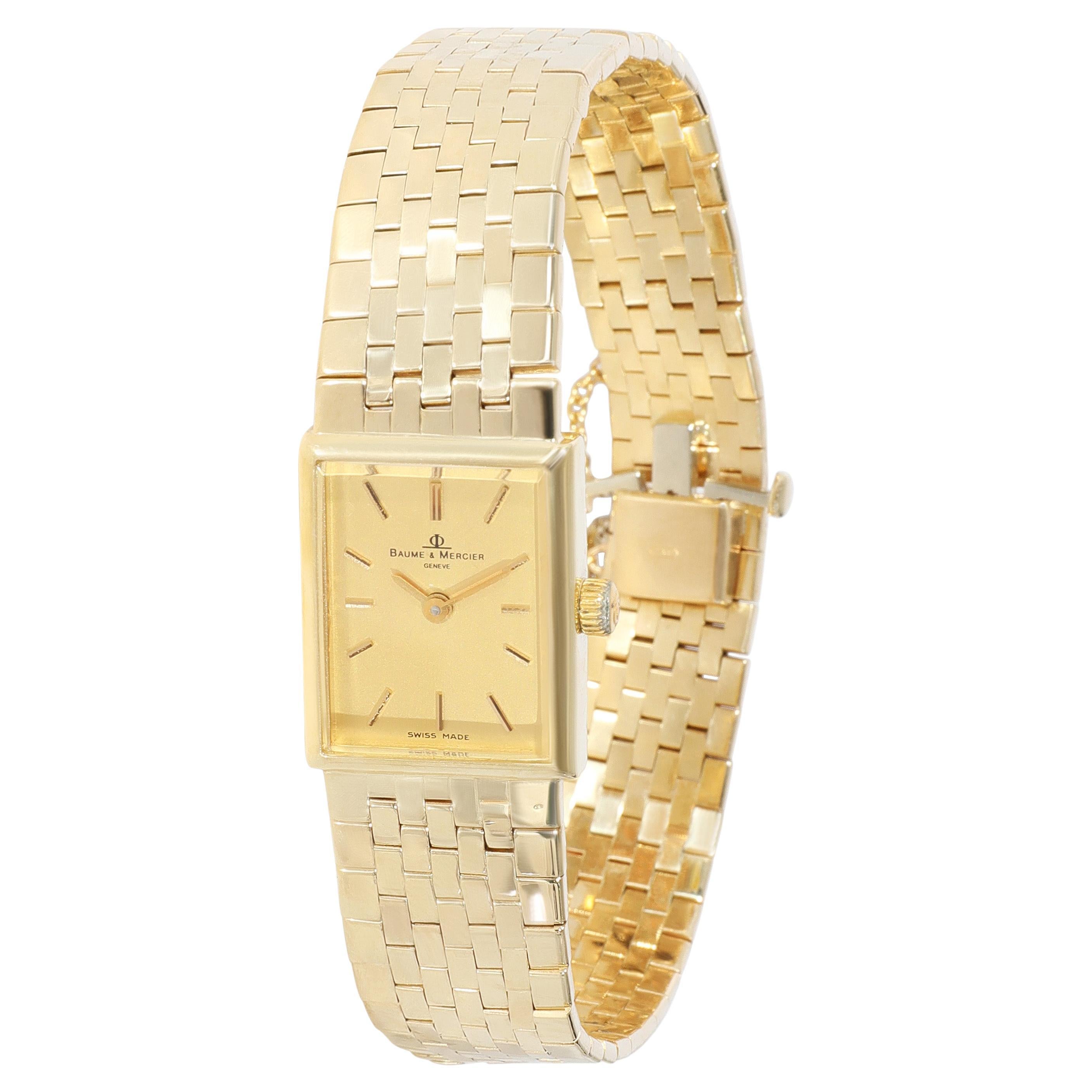 Baume & Mercier Dress 7744 Women's Watch in 14kt Yellow Gold