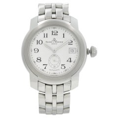 Baume & Mercier Et Capeland Edelstahl Weißes Zifferblatt Herrenuhr MV045221