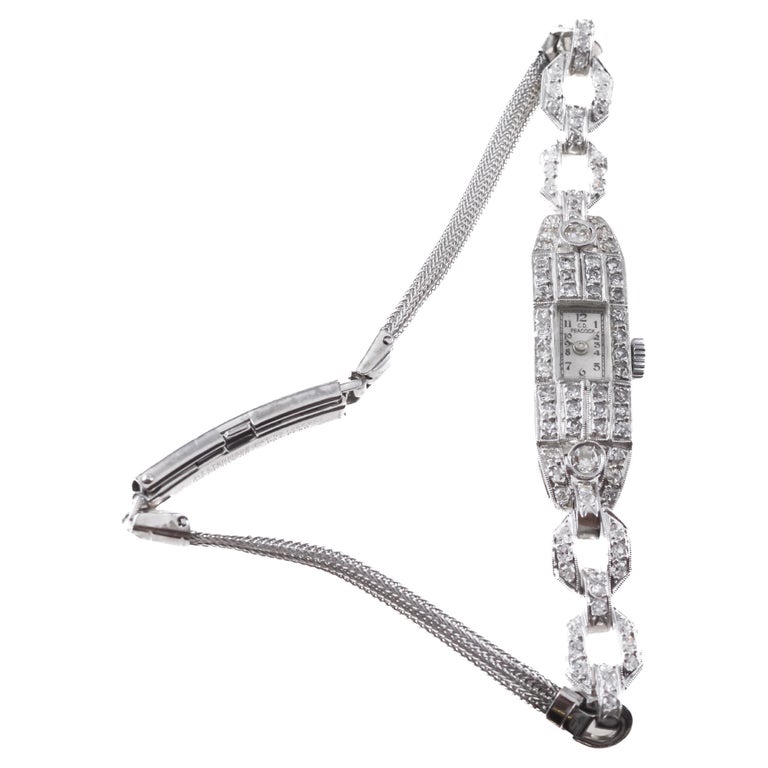 Baume Mercier for Peacock Platinum and Diamonds Ladies Art