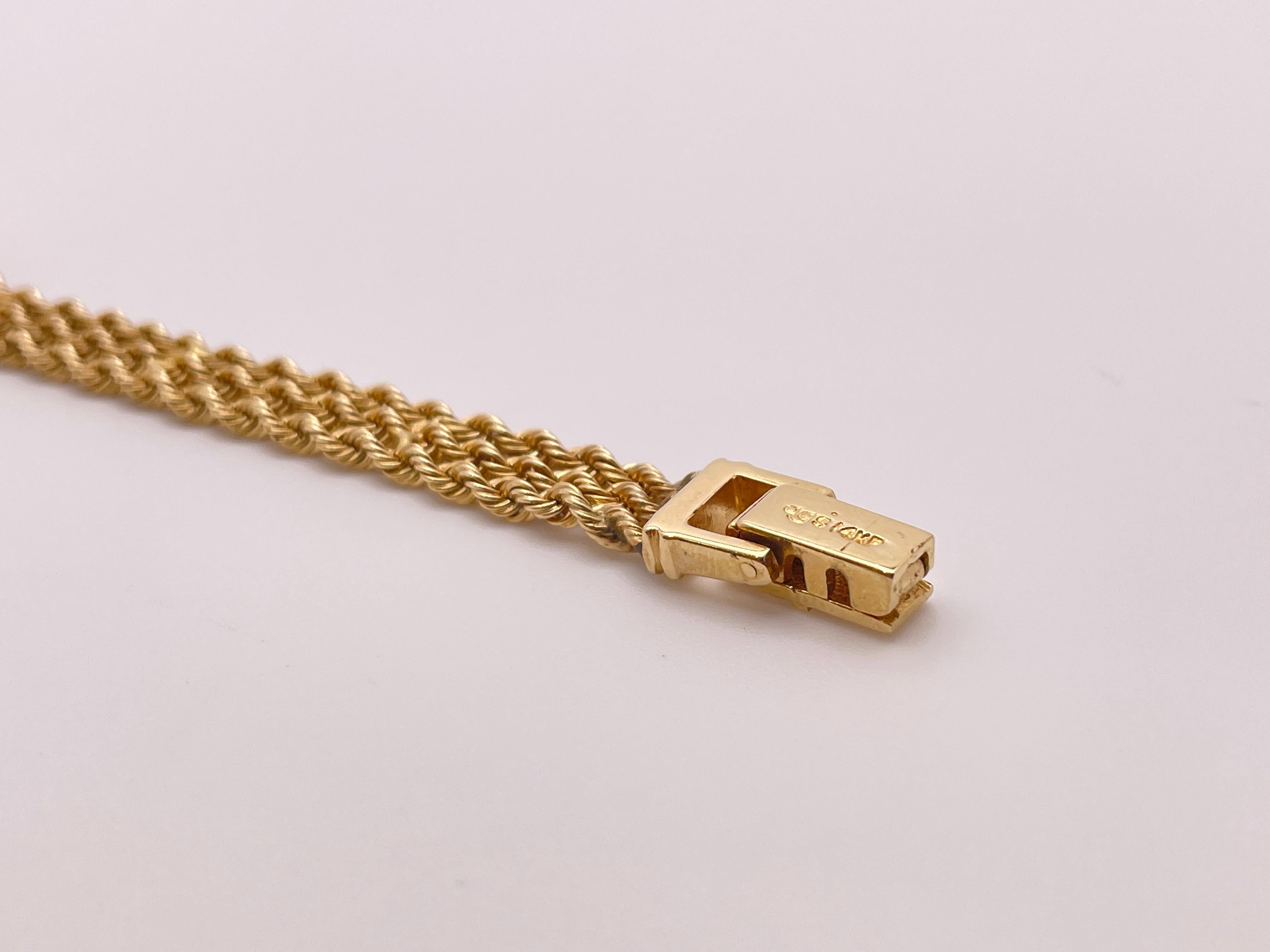 Baume & Mercier Geneve 14K Yellow Gold Diamond Vintage Ladies Watch For Sale 6
