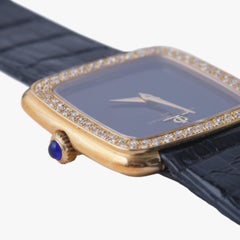 Baume & Mercier Genève Diamond-Set Gold-Tone Wristwatch - '80s