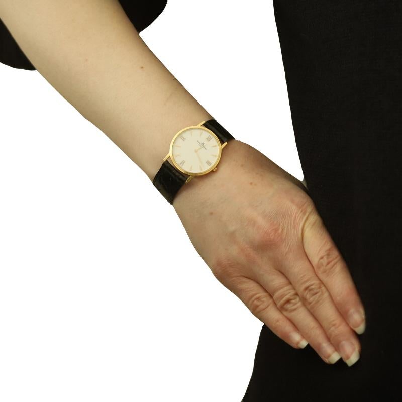 Orologio da donna Baume & Mercier Geneve - Oro giallo 18k Quarzo Garanzia 1 anno In condizioni ottime in vendita a Greensboro, NC