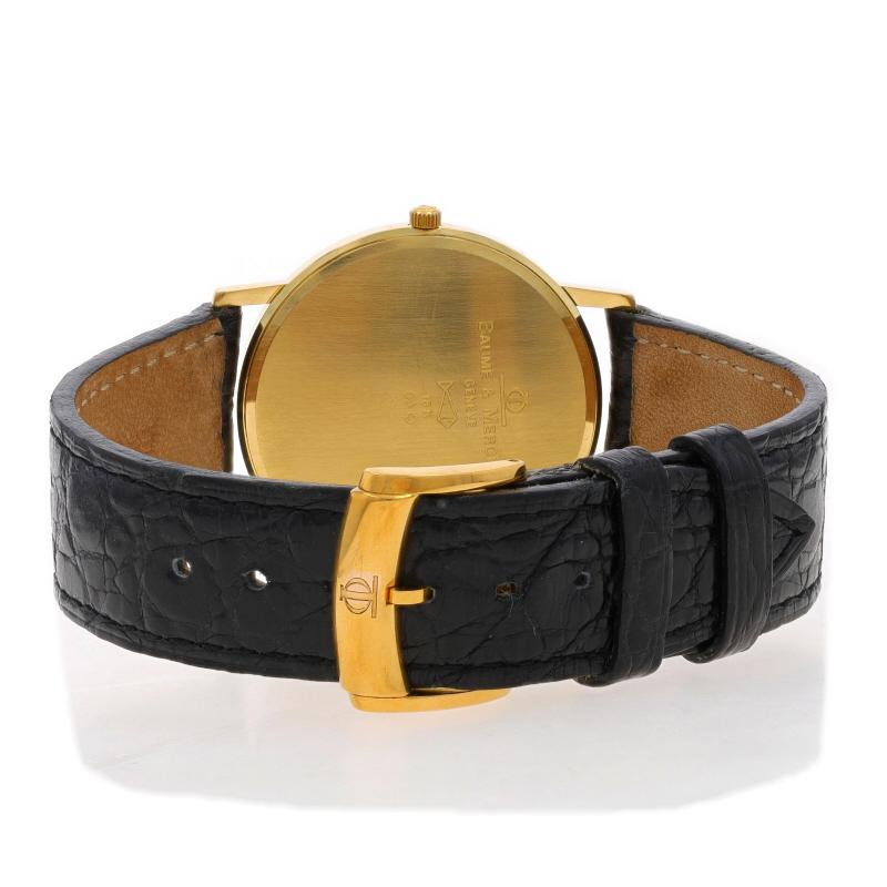 Orologio da donna Baume & Mercier Geneve - Oro giallo 18k Quarzo Garanzia 1 anno in vendita 2