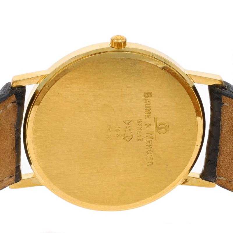 Orologio da donna Baume & Mercier Geneve - Oro giallo 18k Quarzo Garanzia 1 anno in vendita 3