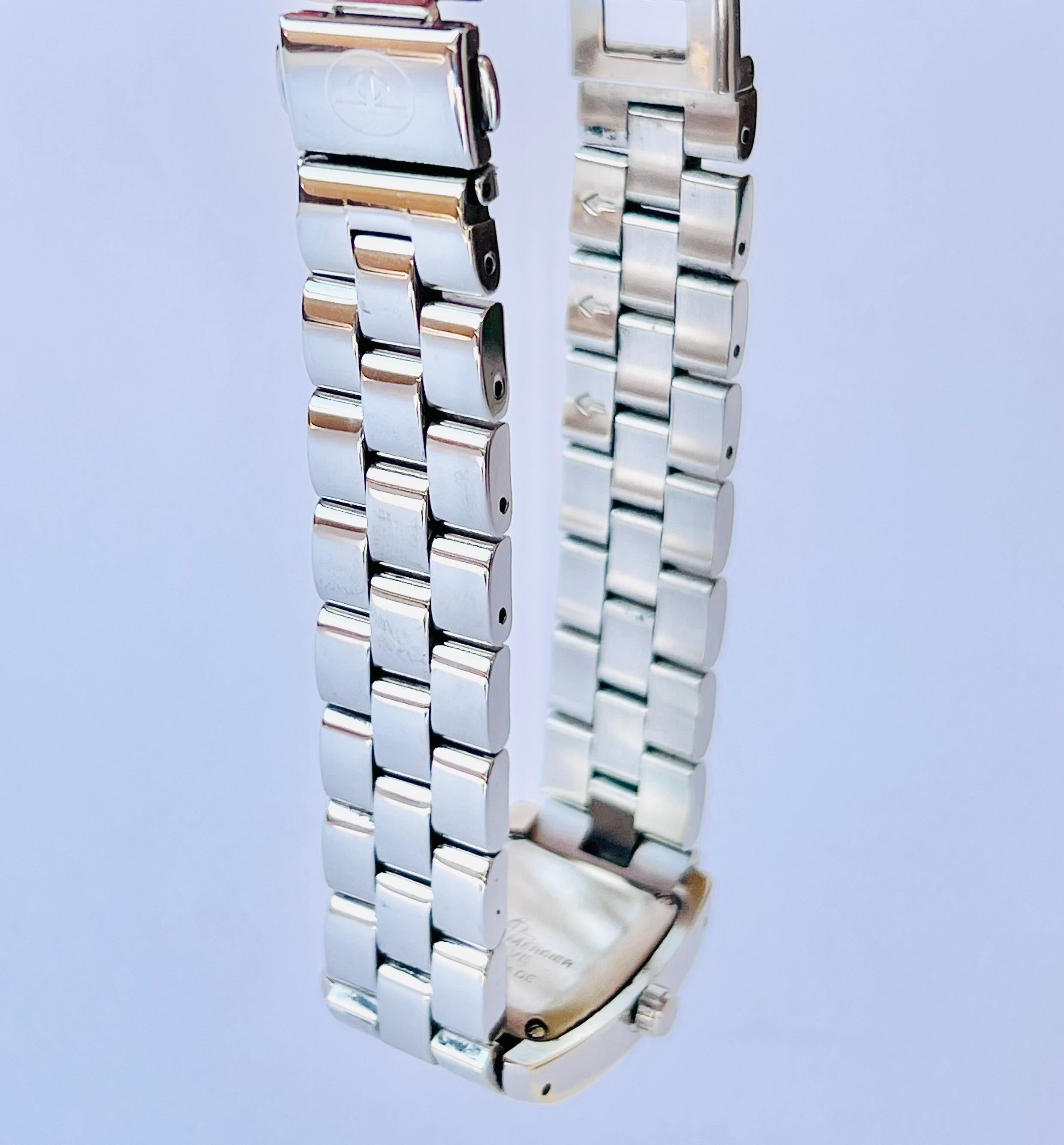 Baume & Mercier Geneve Hampton Date Ladies Stainless steel Watch Boxed  For Sale 8