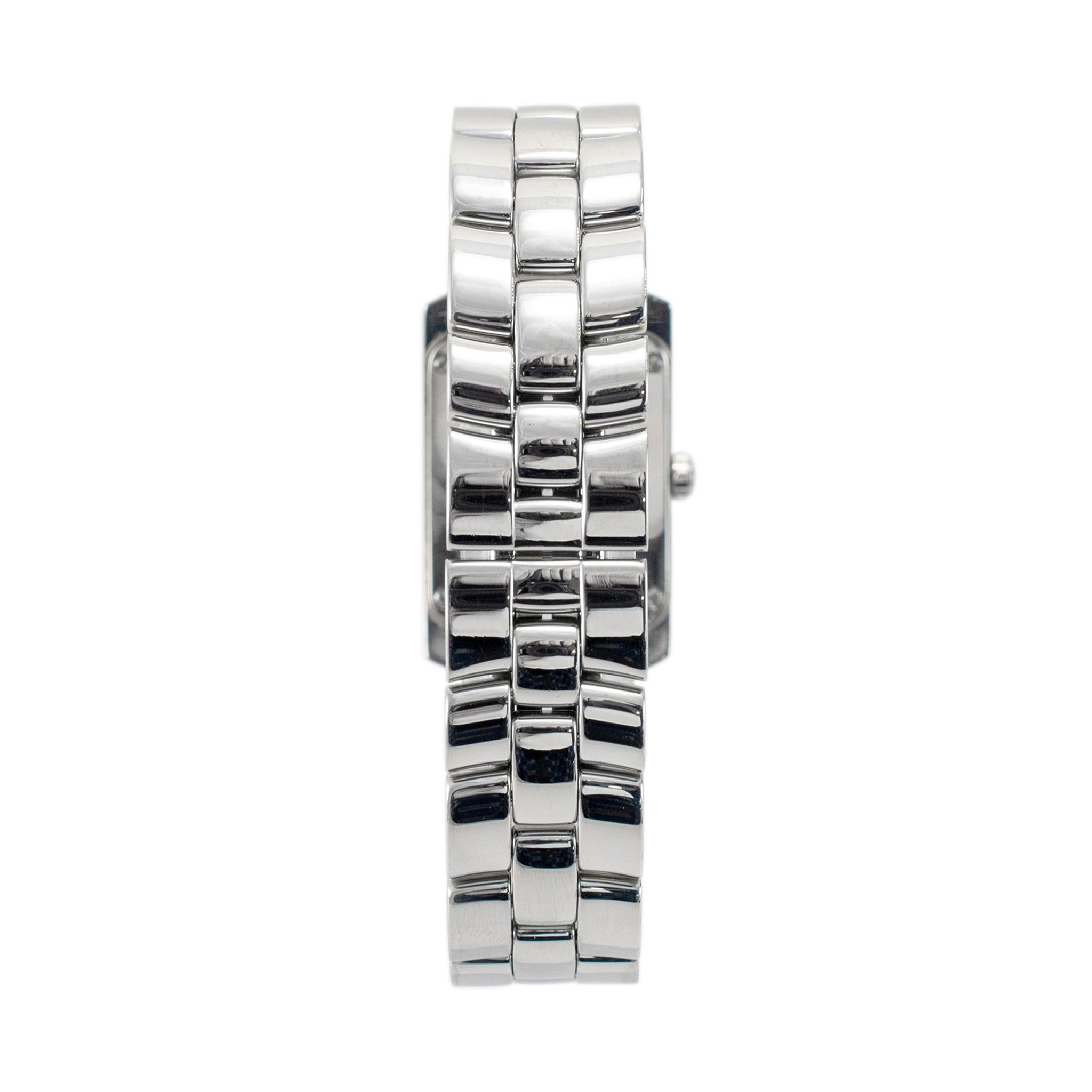 Baume & Mercier Hampton 22MM 65309 White Dial Stainless Steel Ladies Watch 1