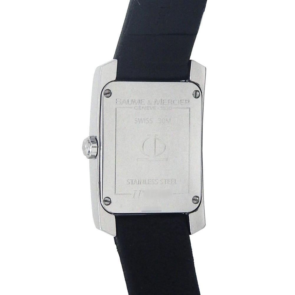 Contemporary Baume & Mercier Hampton 65504, Mother of Pearl Dial, Certified