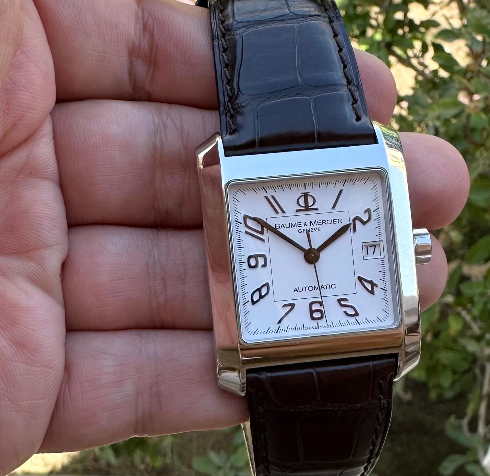 Baume & Mercier Hampton Classic Square XL Automatic 65532 Watch 4