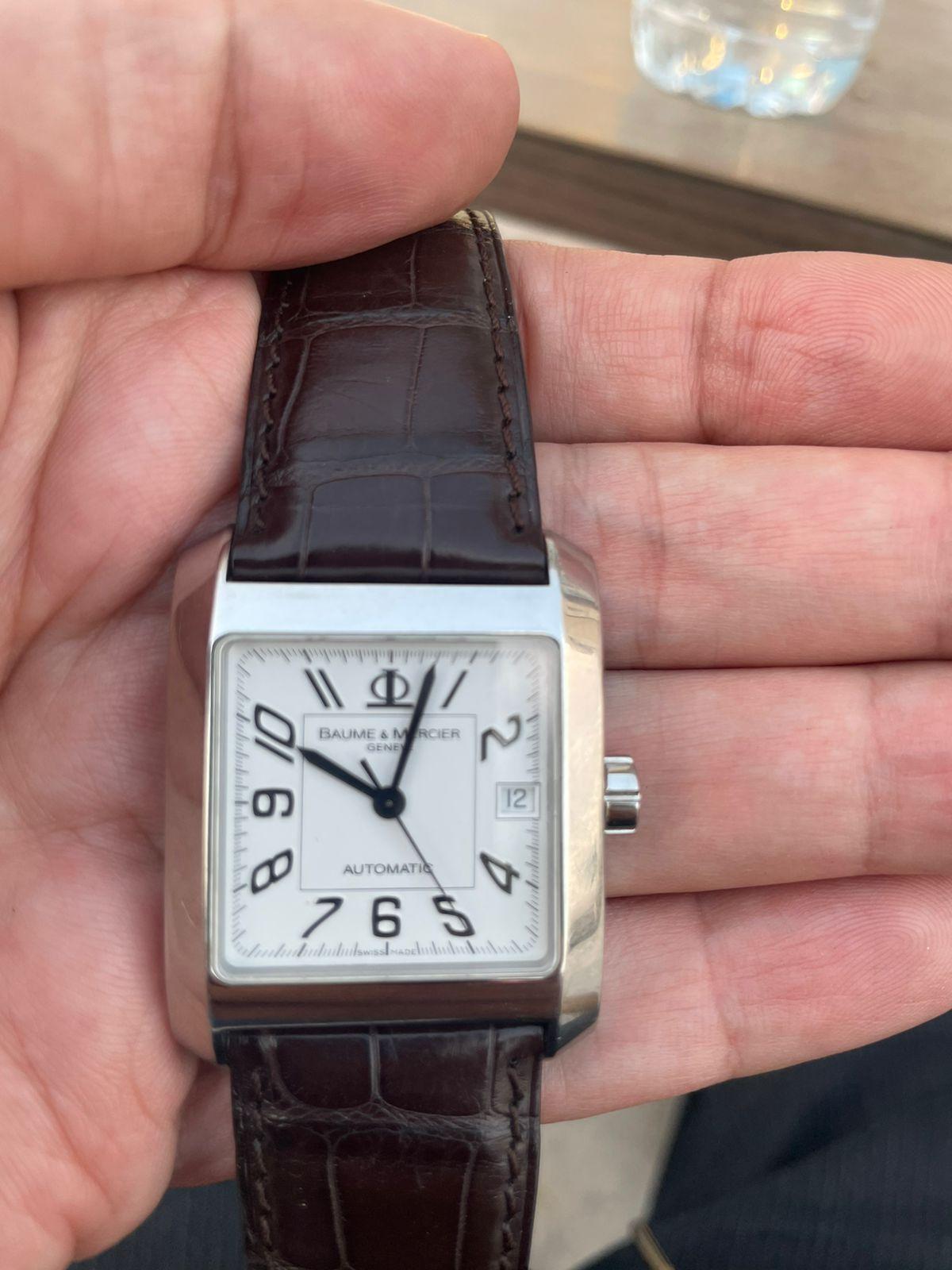 Baume & Mercier Hampton Classic Square XL Automatic 65532 Watch 5