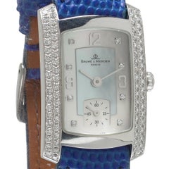 Baume & Mercier Hampton Milleis 18KT White Gold Diamond Ladies Watch Ref. 65335
