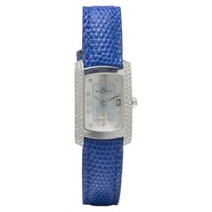 Baume & Mercier Hampton Milleis 18KT White Gold Diamond Ladies Watch Ref. 65335