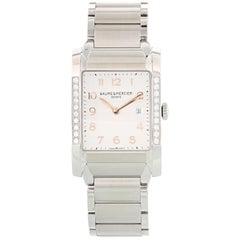 Baume & Mercier Hampton Milleis MOA10023 Steel and Diamonds Ladies Watch