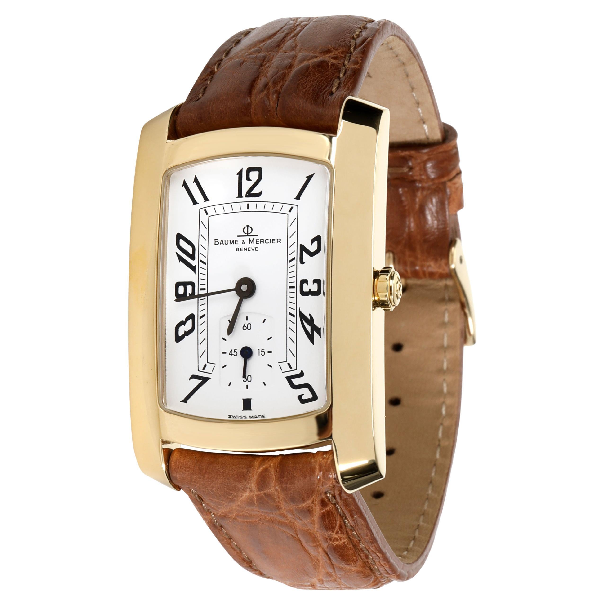 Baume and Mercier Hampton Millies MV045224 Unisex Watch in 18kt Yellow Gold  at 1stDibs