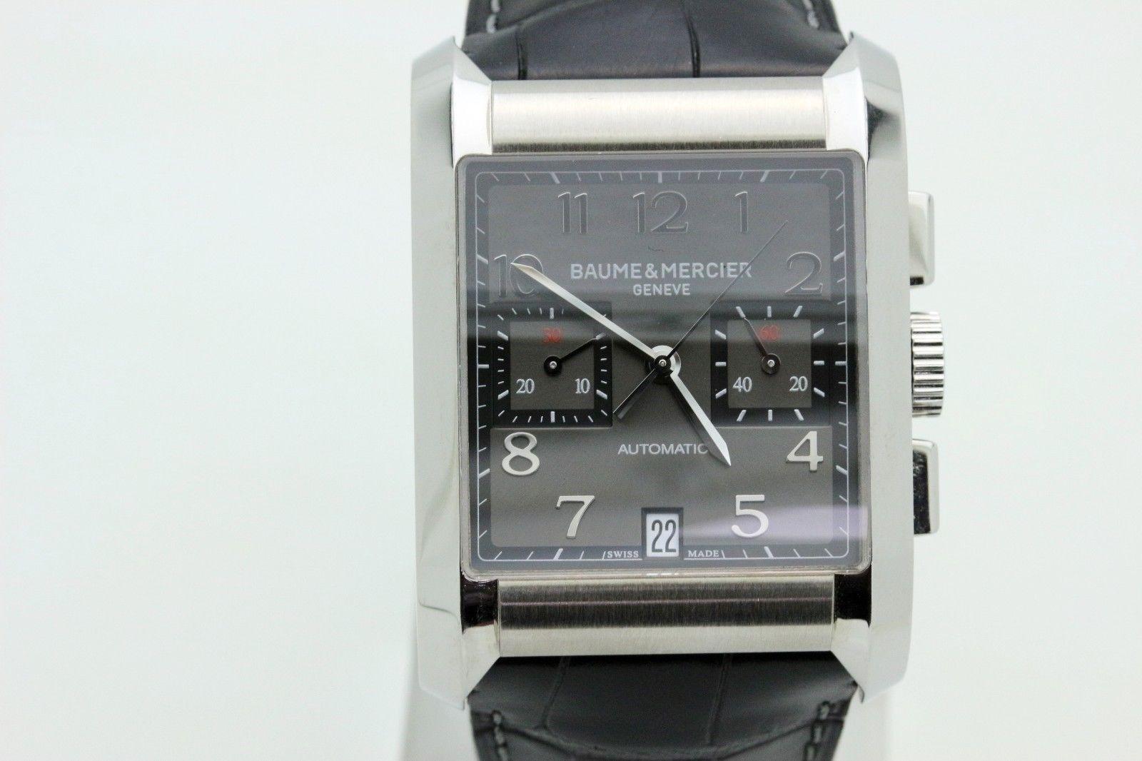 baume mercier rectangular watch