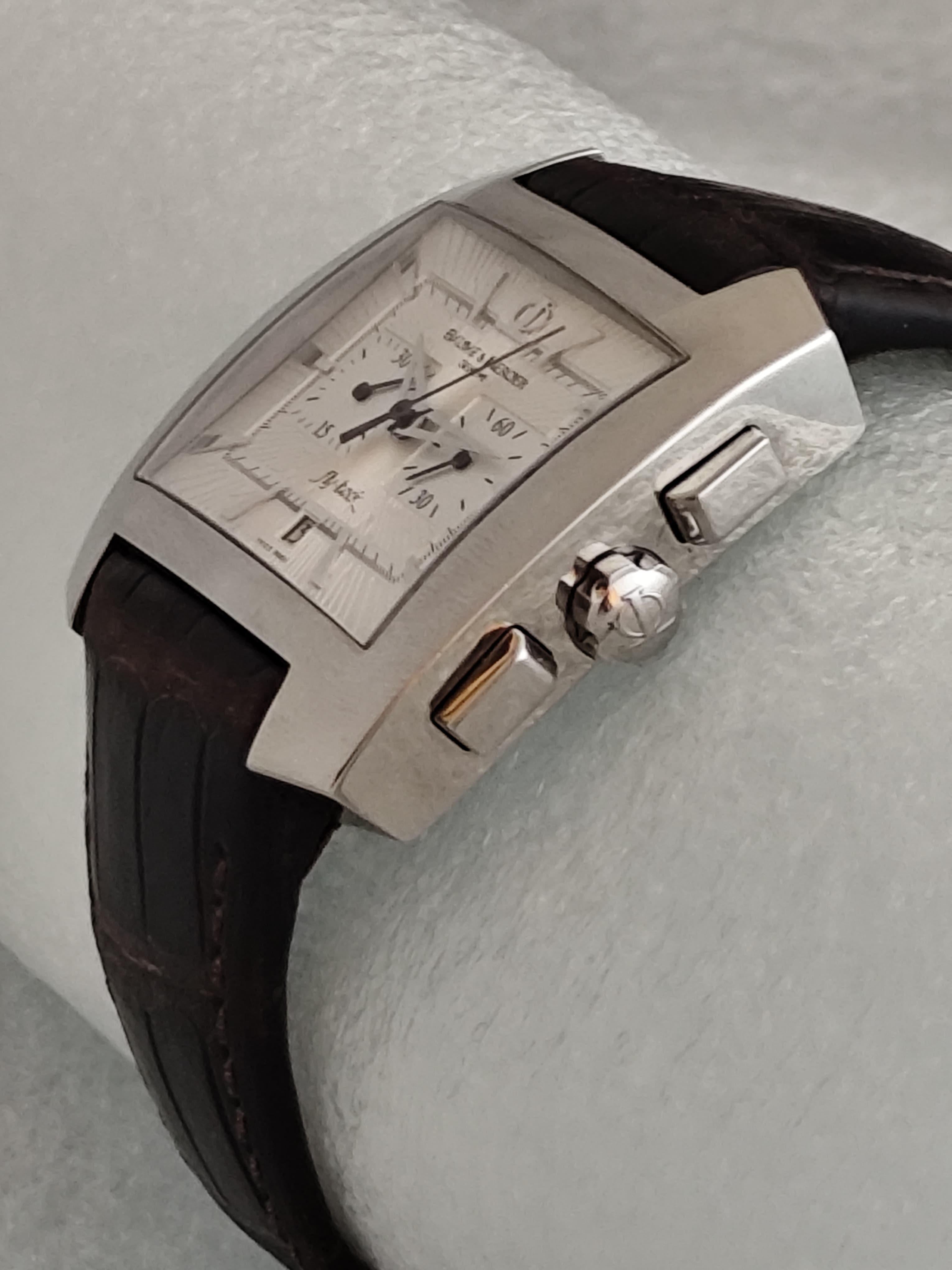 Baume & Mercier Hampton Spirit Flyback Chronograph Automatic 65475 Watch For Sale 8