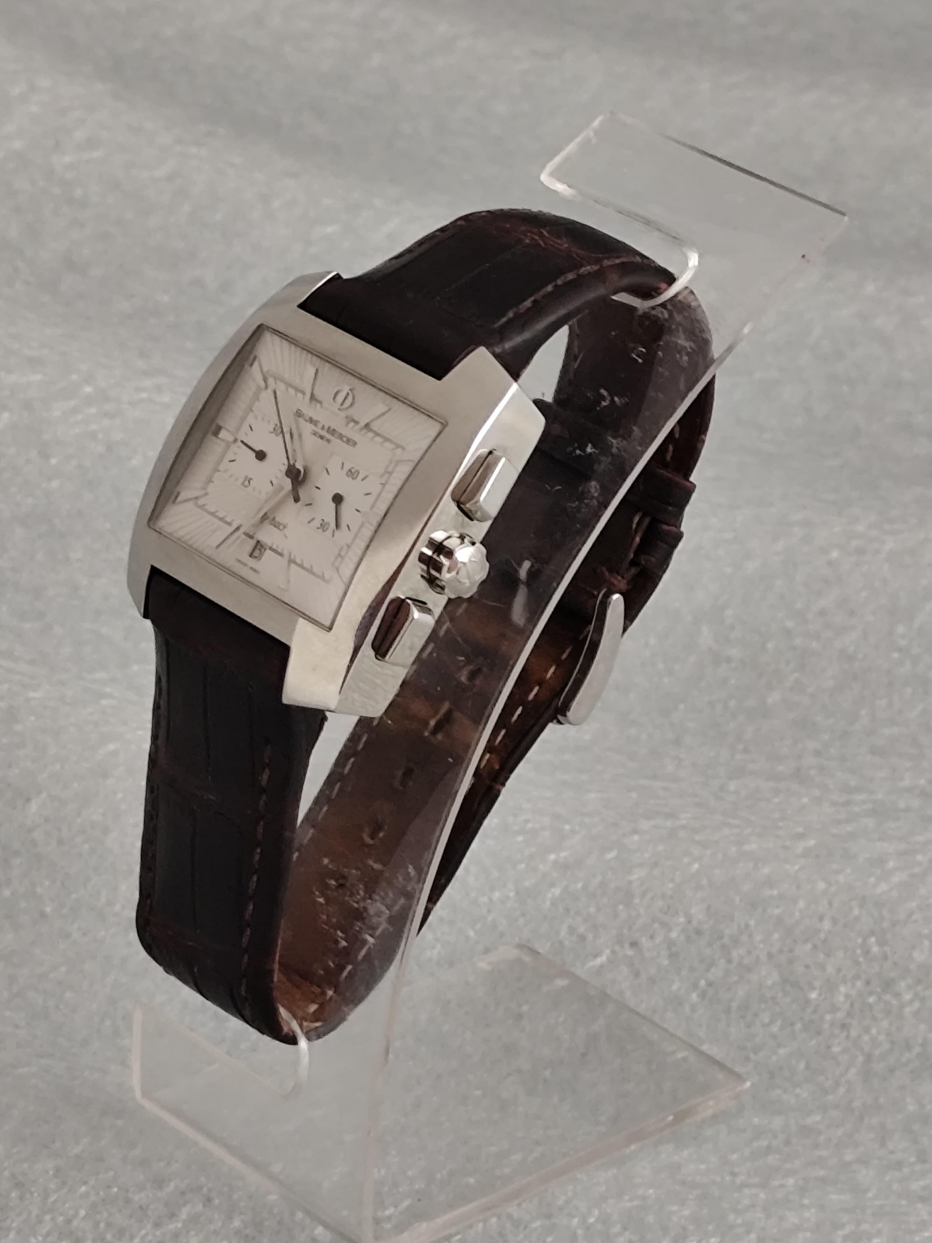 Baume & Mercier Hampton Spirit Flyback Chronograph Automatic 65475 Watch In Good Condition For Sale In Toronto, CA