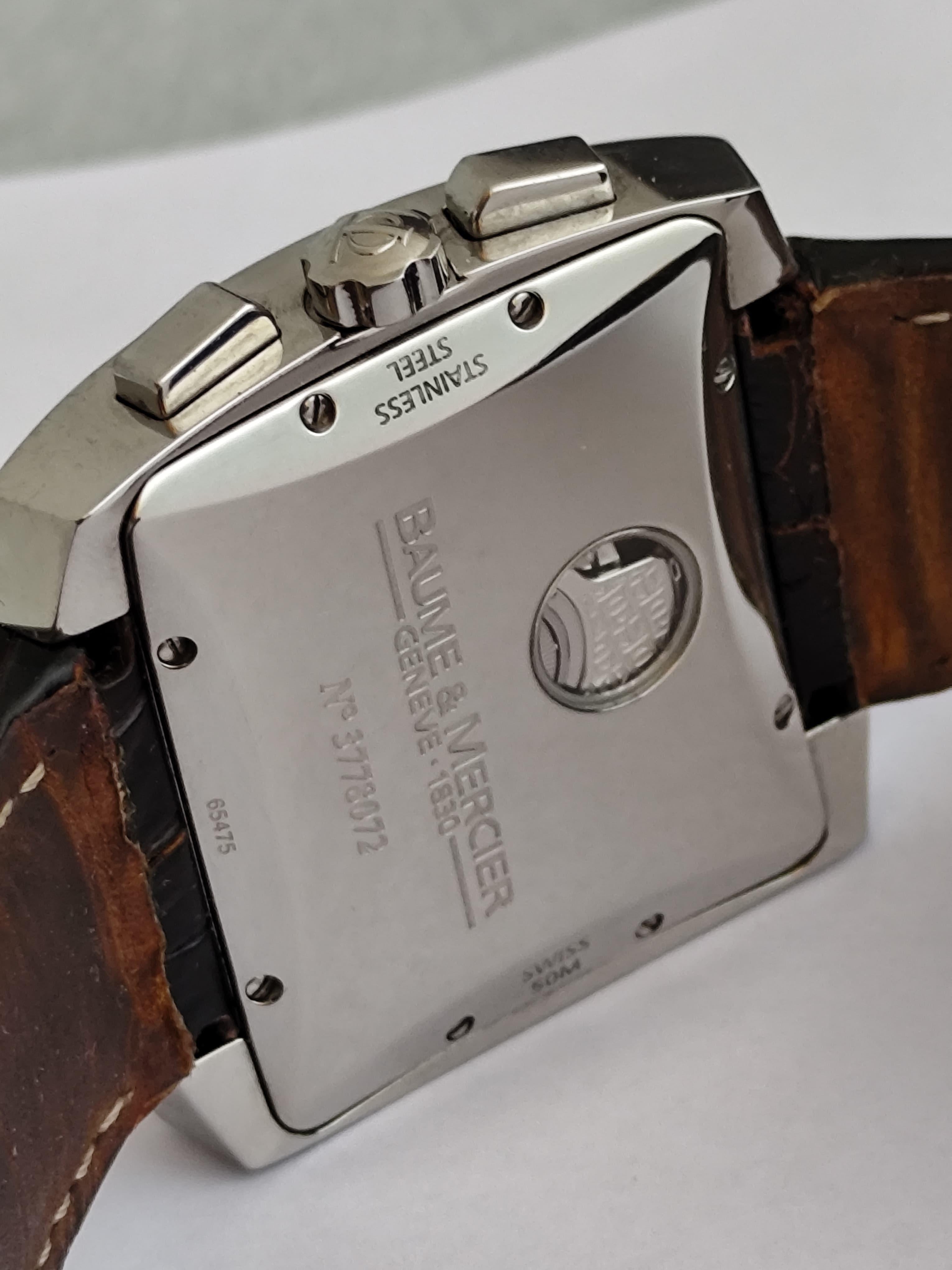 Baume & Mercier Hampton Spirit Flyback Chronograph Automatic 65475 Watch For Sale 2