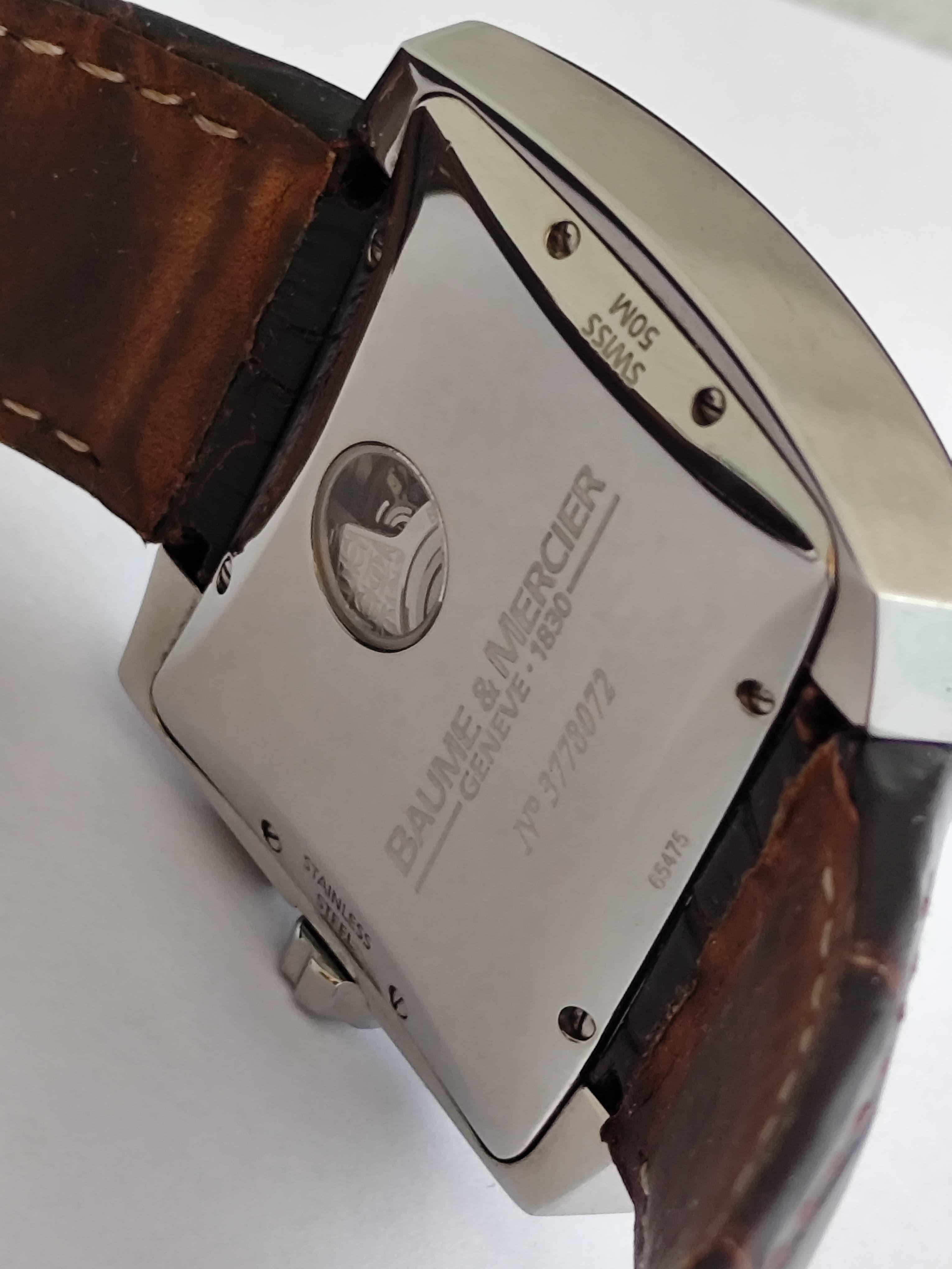 Baume & Mercier Hampton Spirit Flyback Chronograph Automatic 65475 Watch For Sale 4