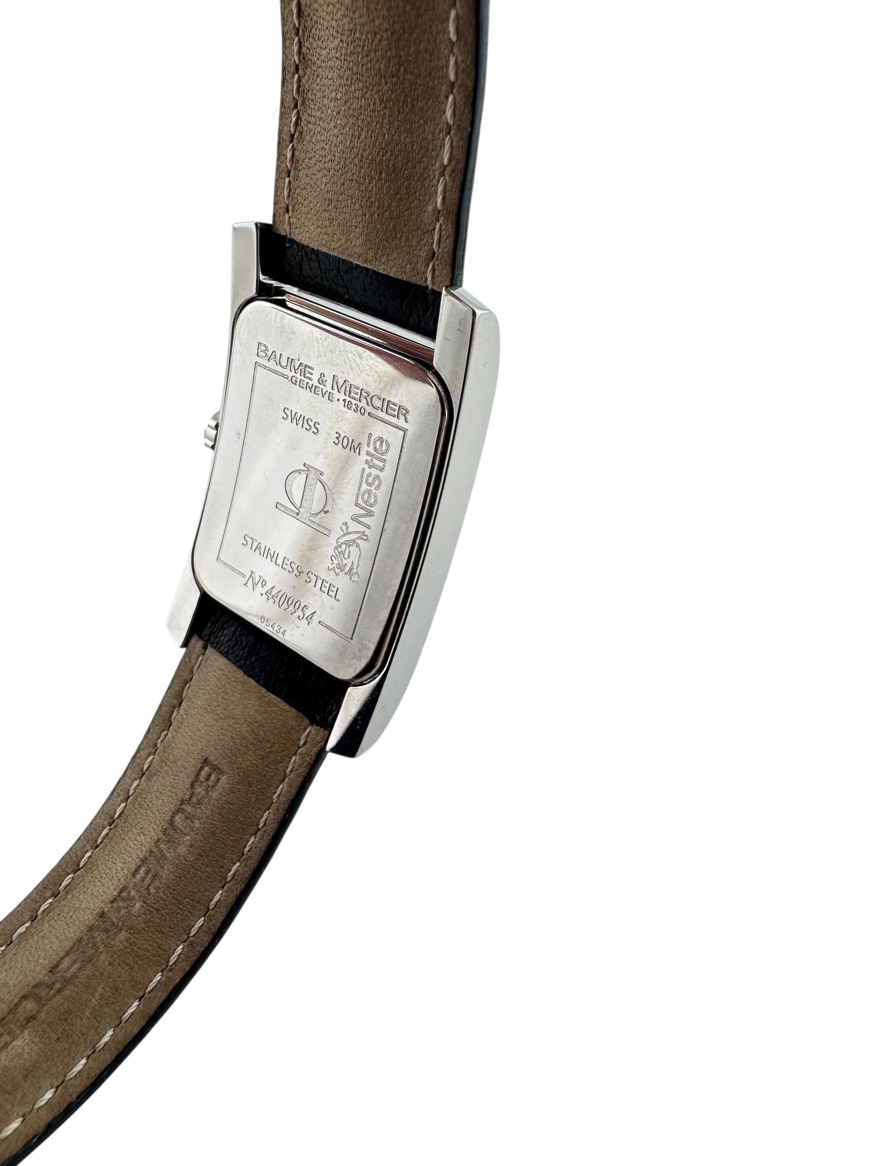 Baume & Mercier Hampton Stainless Steel Watch 26mm x 40mm White Dial #20665 1