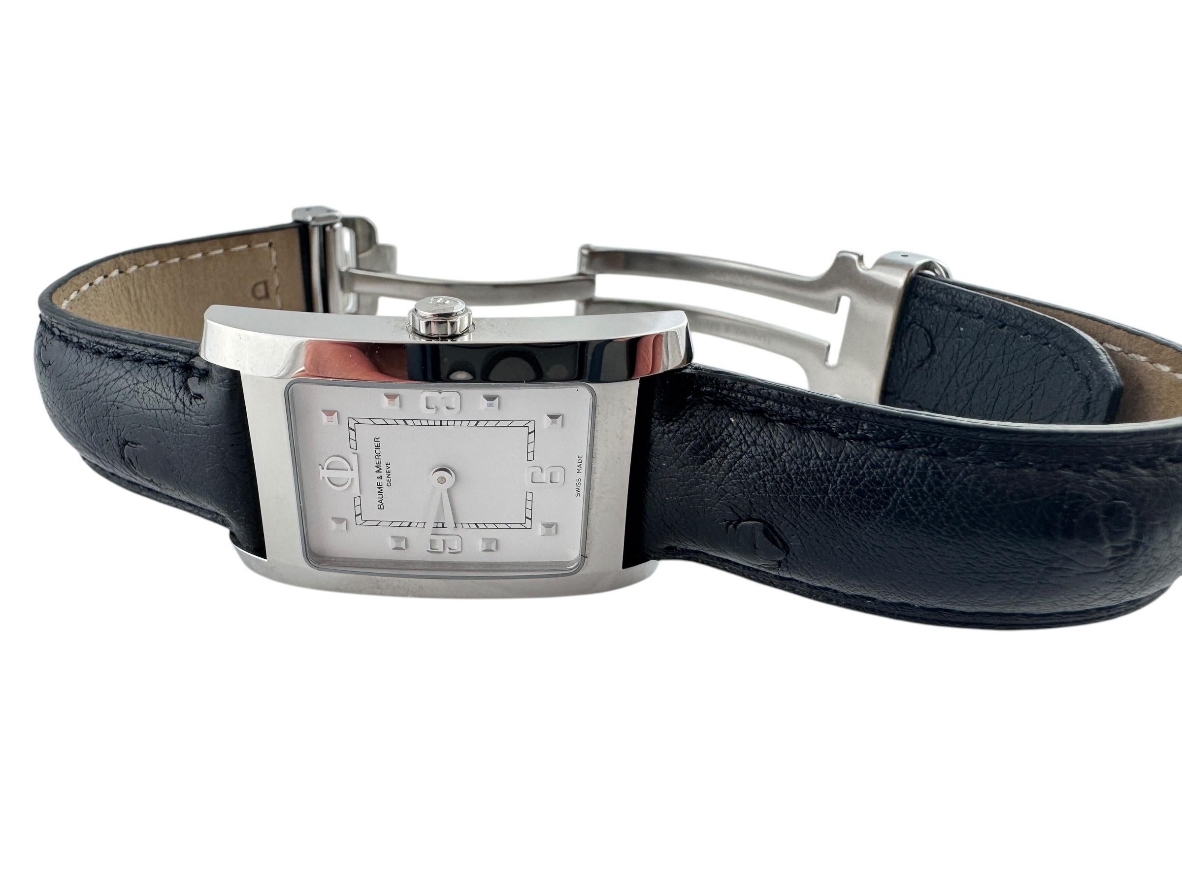 Baume & Mercier Hampton Stainless Steel Watch 26mm x 40mm White Dial #20665 4