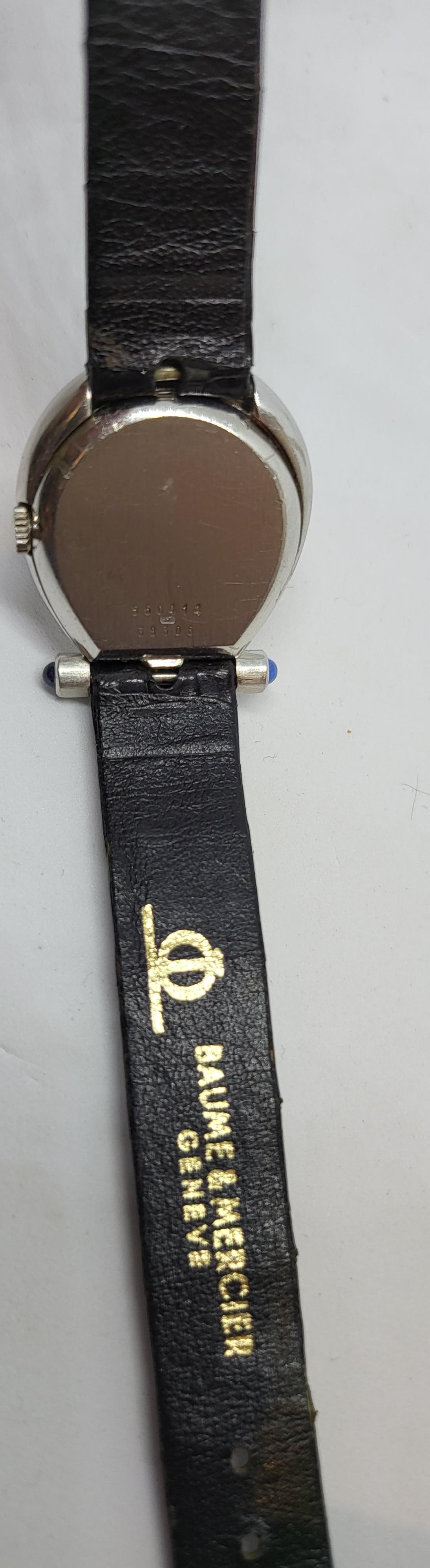 Baume & Mercier Horsebit 18 k White Gold Watch & Diamonds 13