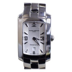 Baume & Mercier Ladies Watch Hampton 65511 Tiffany & Co. acier inoxydable