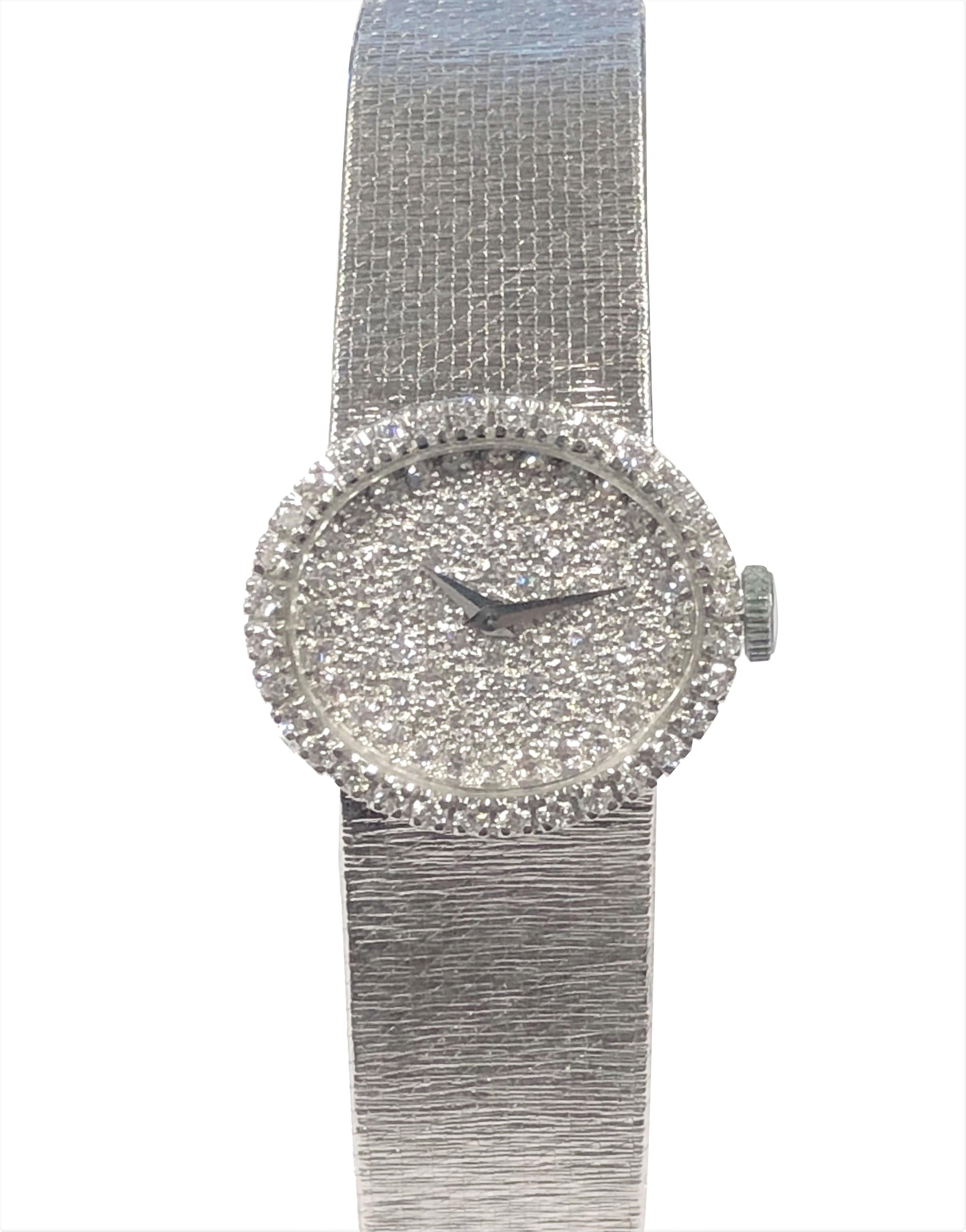 Women's Baume & Mercier Ladies White Gold and Diamond Wrist Watch