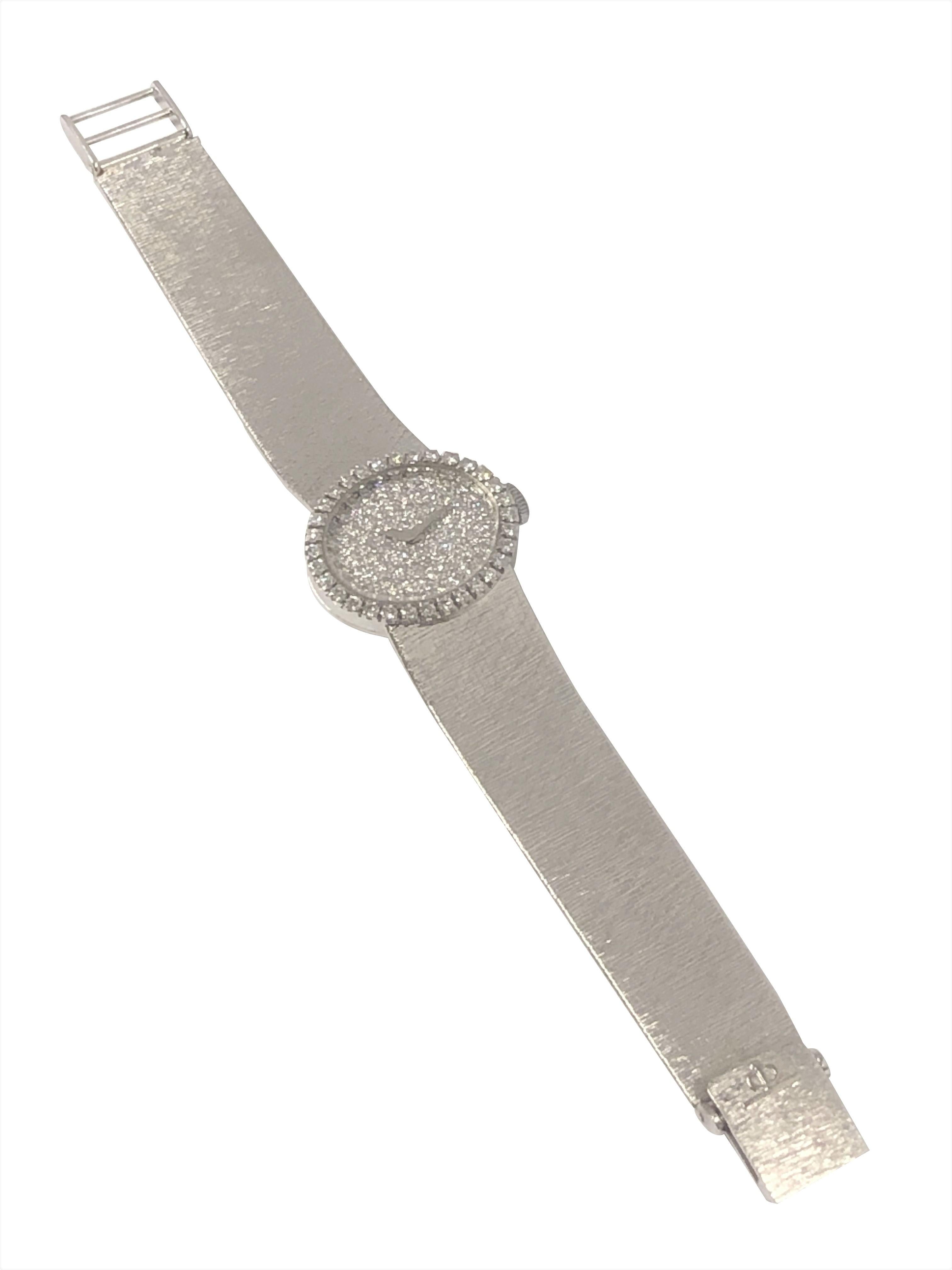 Baume & Mercier Ladies White Gold and Diamond Wrist Watch 1