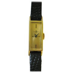 Baume & Mercier Orologio da polso da donna in oro giallo 14 carati a carica manuale