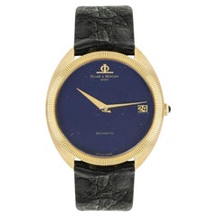 Used Baume & Mercier Lapis Dial Yellow Gold