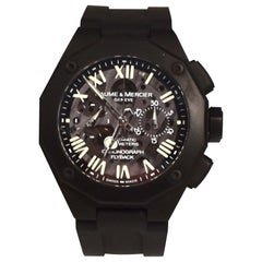 Baume & Mercier MOA08834 - Édition limitée discontinuée en acier inoxydable noir