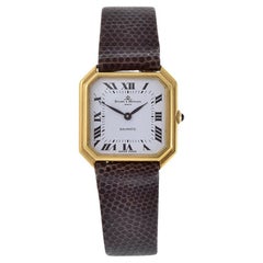 Used Baume & Mercier Octagonal Tank 18K Yellow Gold Automatic