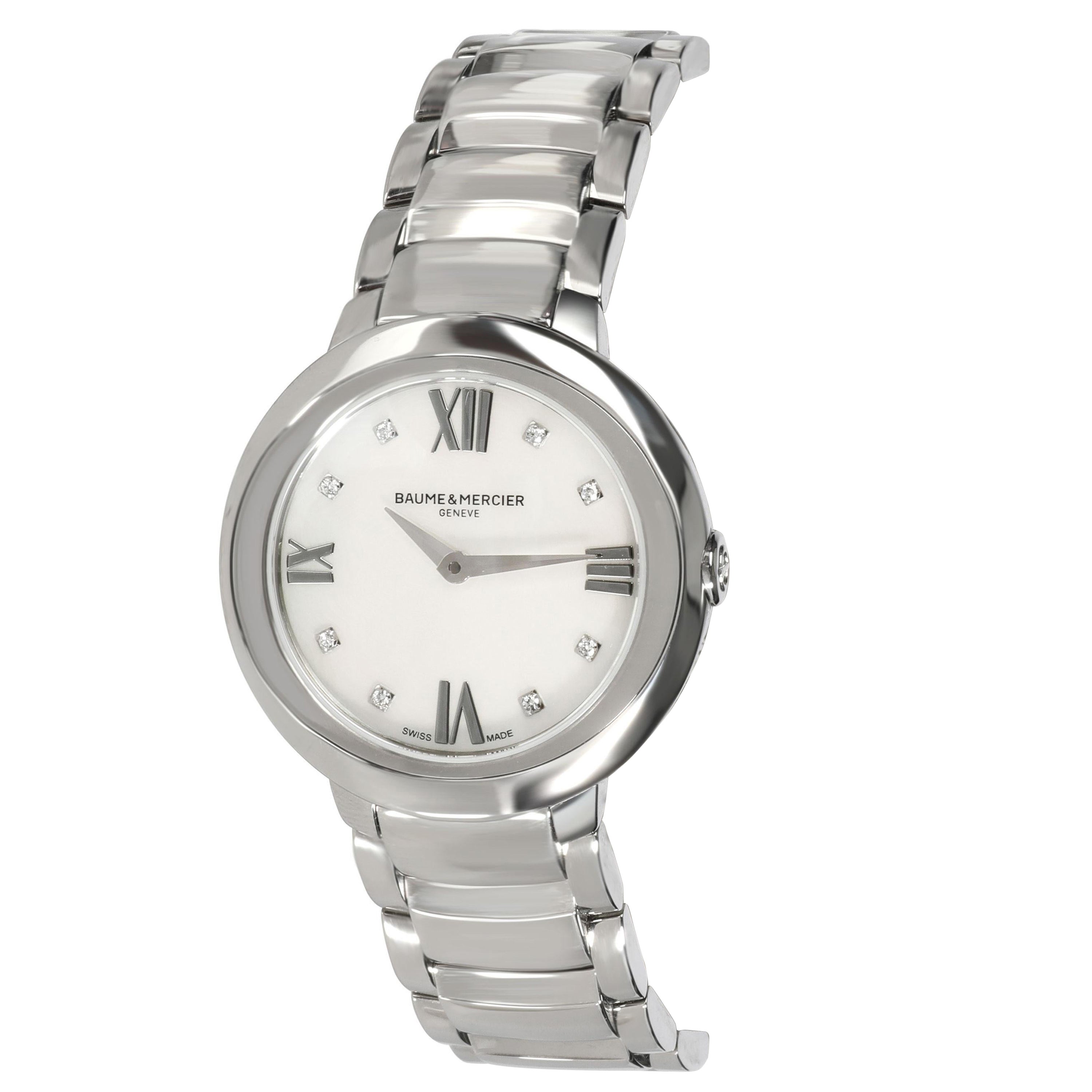 Orologio Baume & Mercier Promesse MOA10158 da donna in acciaio inossidabile