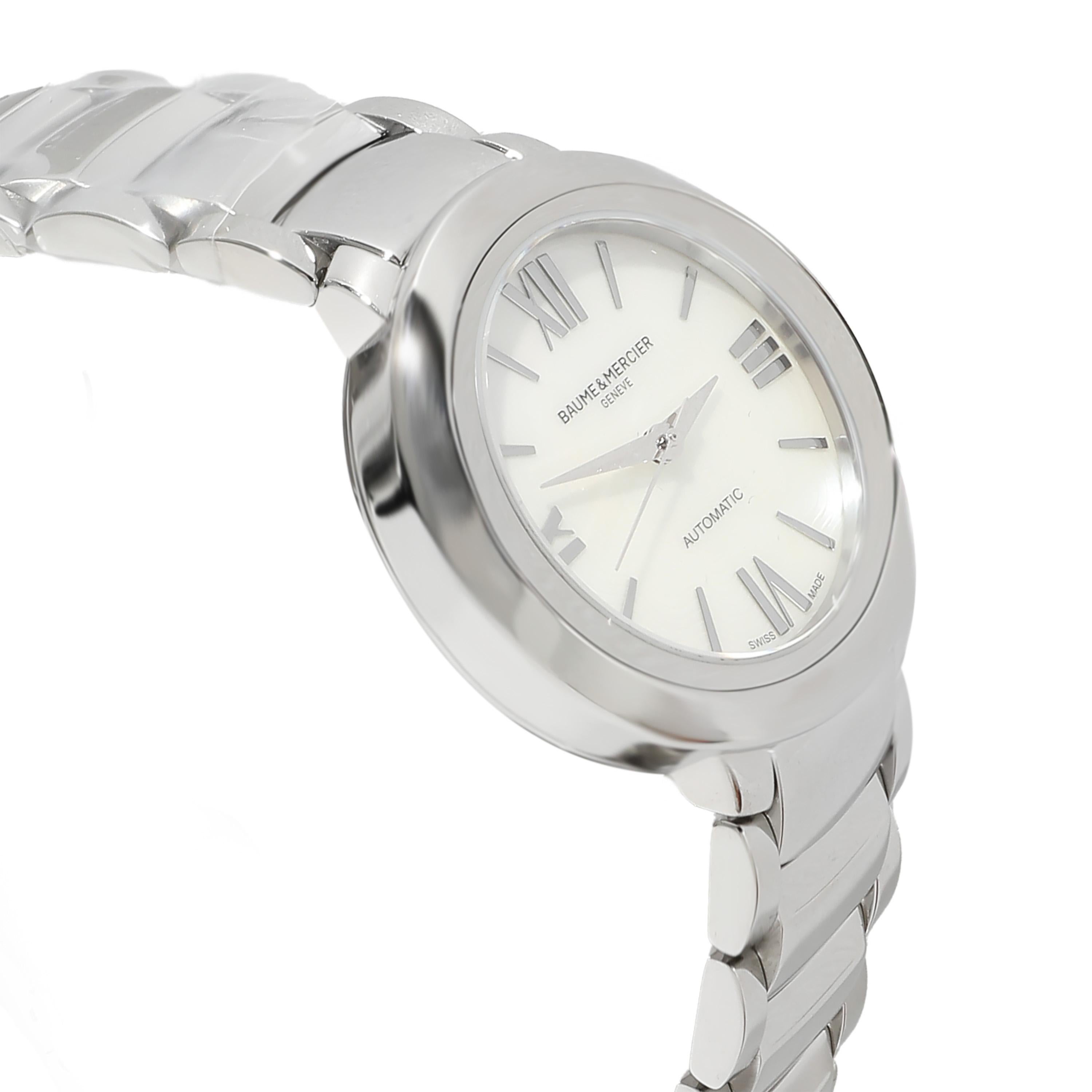 Baume & Mercier Promesse MOA10182 Women's Watch in  Stainless Steel For Sale 1