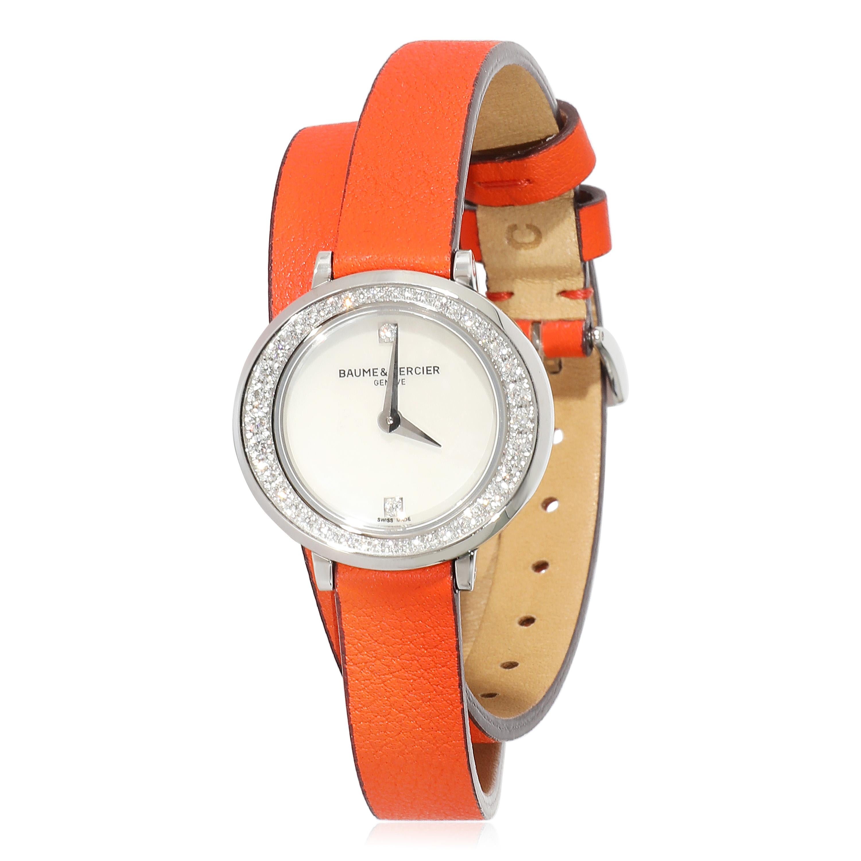 Baume & Mercier Promesse MOA10290 Women's Watch in  Stainless Steel For Sale 1