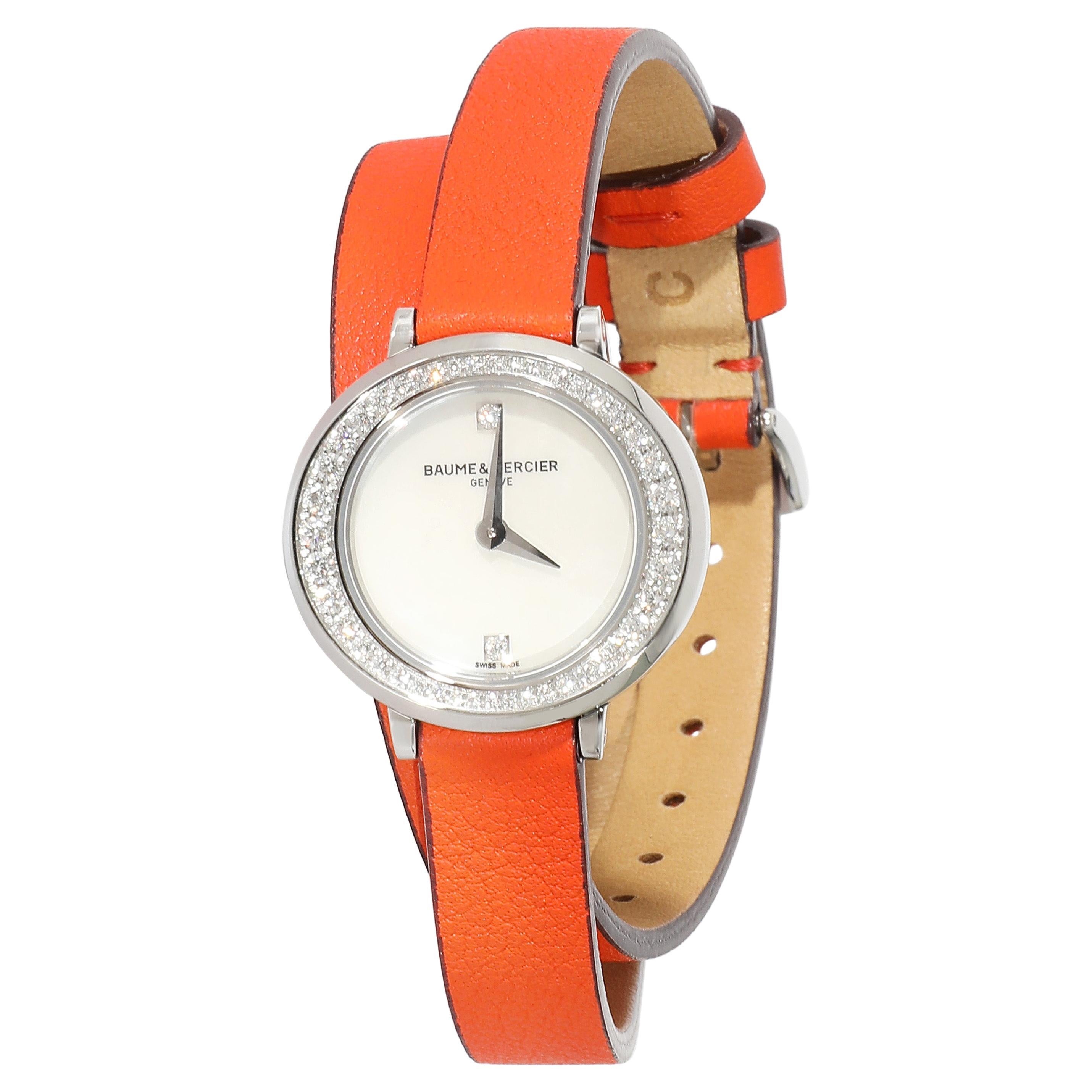 Baume & Mercier Promesse MOA10290 Women's Watch in  Stainless Steel For Sale