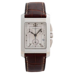 Baume & Mercier cronografo al quarzo ref 65448, acciaio inossidabile, B.P., 2007