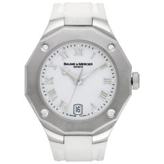 Baume & Mercier Riviera 65575, White Dial, Certified and Warranty