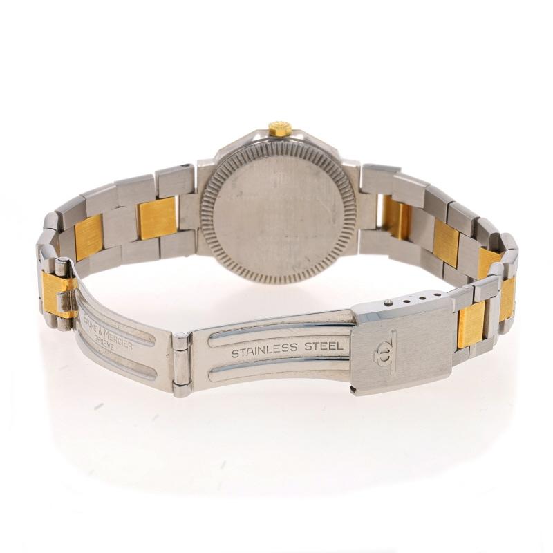 Baume & Mercier Riviera Damenuhr 5221.018 Edelstahl Gold 18k Quarz 1YrWnty 2