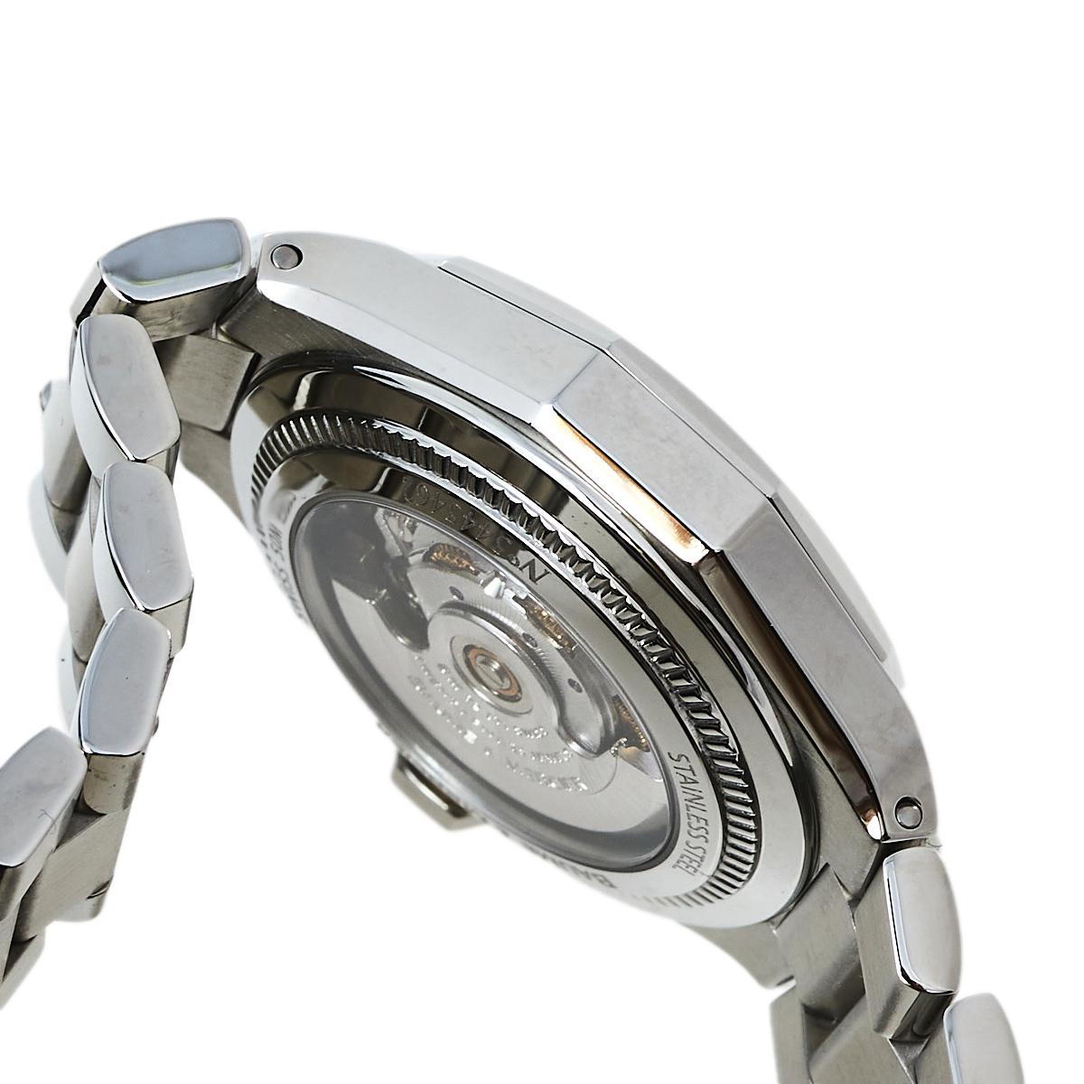 Baume & Mercier Silver Stainless Steel Riviera M0A08782 Women's Wristwatch 28 mm In Excellent Condition In Dubai, Al Qouz 2