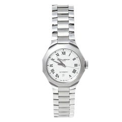 Baume & Mercier Silver Stainless Steel Riviera M0A08782 Women's Wristwatch 28 mm