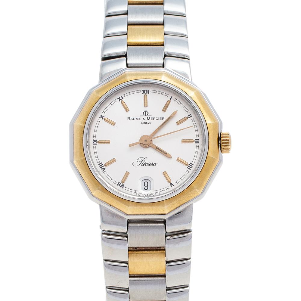 Baume & Mercier Stainless Steel Riviera Women's Wristwatch 25 mm 3
