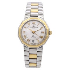 Baume & Mercier Steel & 18k Yellow Gold MOP Dial Quartz Women's Watch